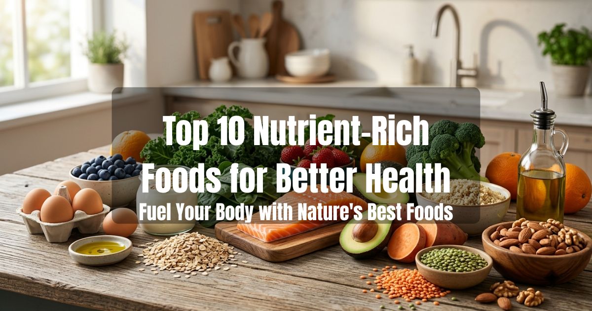 Top 10 Nutrient-Rich Foods for Better Health: Fuel Your Body with Nature’s Best Foods