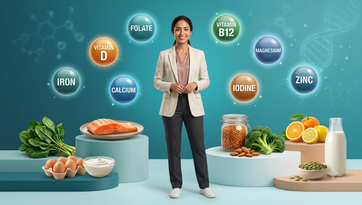 Common Nutrient Deficiencies in Women and Their Symptoms