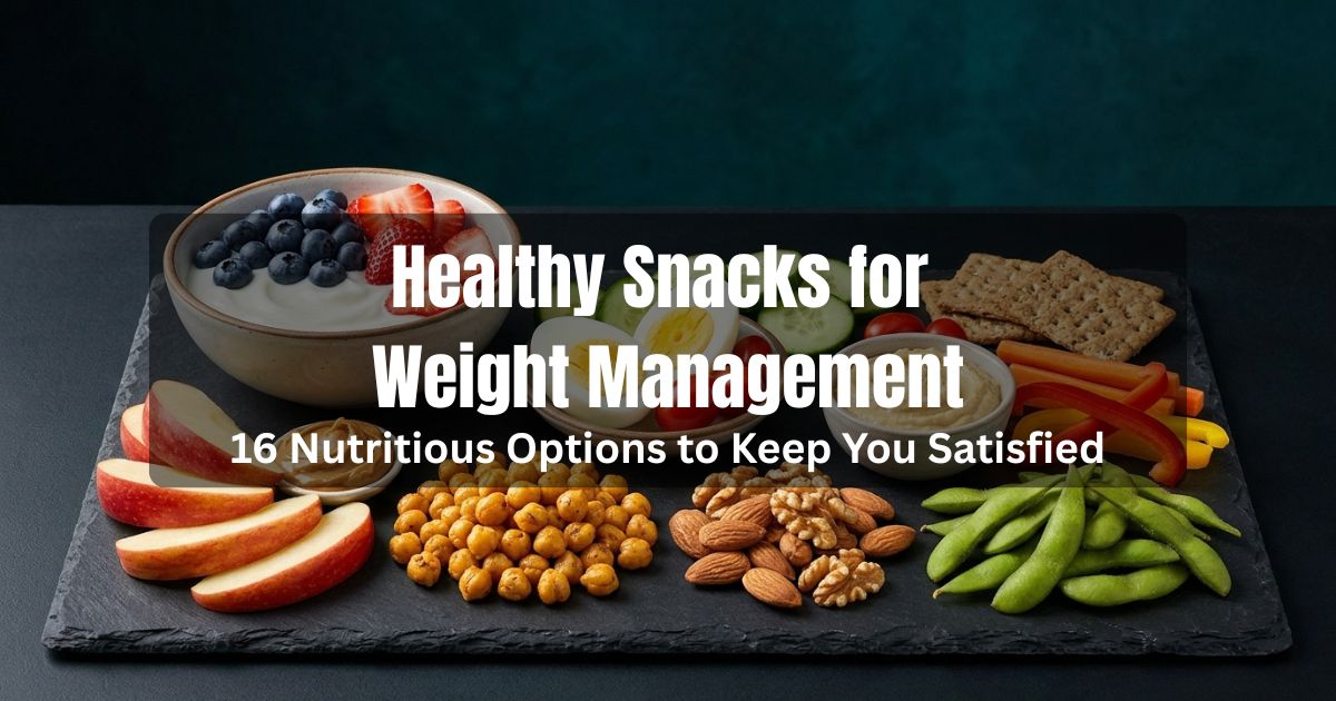 Healthy Snacks for Weight Management: 16 Nutritious Options to Keep You Satisfied