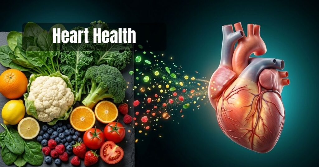 Fruits and vegetables as part of a heart-healthy diet