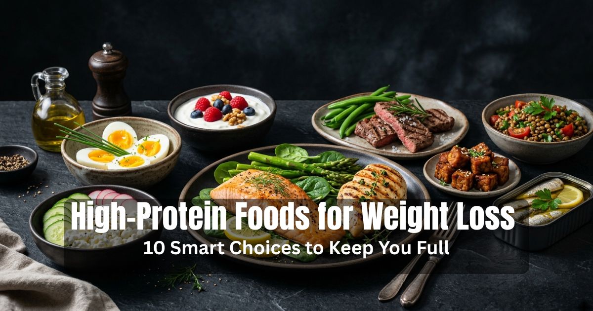 High-Protein Foods for Weight Loss: 10 Smart Choices to Keep You Full