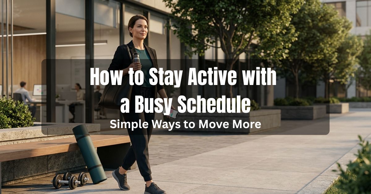 How to Stay Active with a Busy Schedule: Simple Ways to Move More